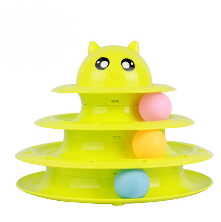 Cat Toy Turntable Ball Cat Tower